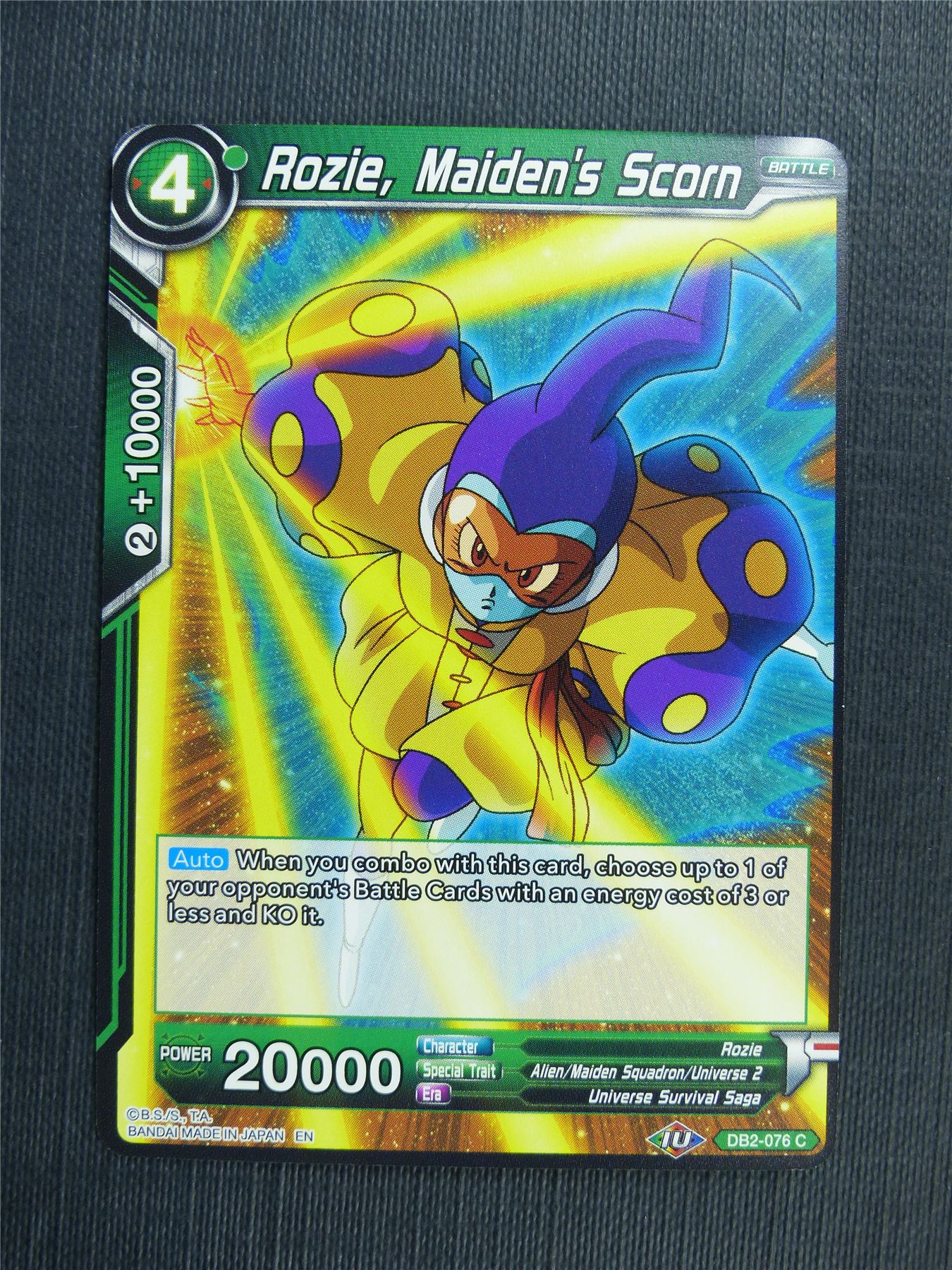 Rozie Maiden's Scorn - DB2 Dragon Ball Super Card