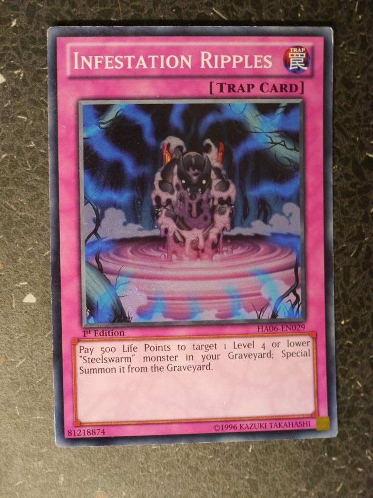 Yugioh Cards: INFESTATION RIPPLES HA06 SUPER RARE #