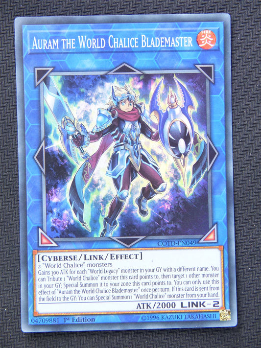 Auram World Chalice Blademaster COTD - Super Rare - Yugioh Card #5O0