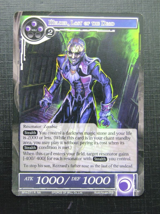Force of Will Cards: MELDER, LAST OF THE DEAD NA # 18F85
