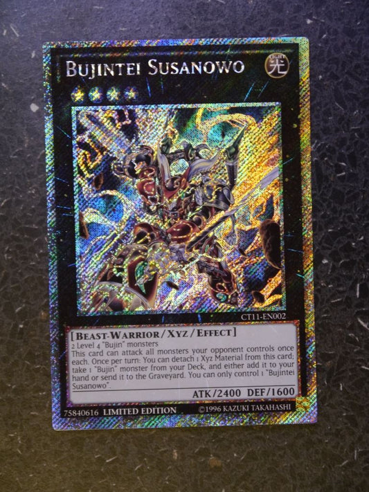 Yugioh Cards: BUJINTEI SUSANOWO CT11 PLATINUM RARE # 2H98