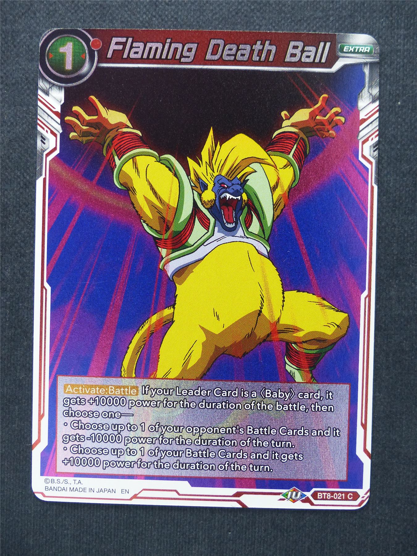 Flaming Death Ball Foil - Dragon Ball Super Cards #19