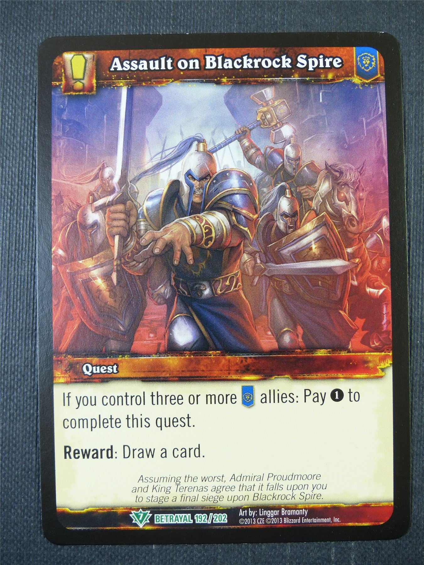 Assault on Blackrock Spire 192/202 - WoW Card #1AB