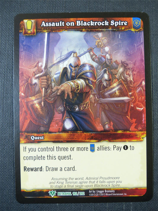 Assault on Blackrock Spire 192/202 - WoW Card #1AB