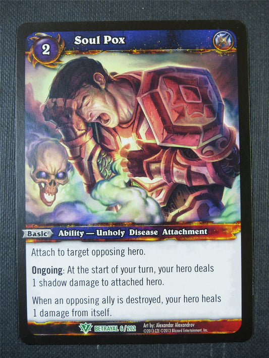 Soul Pox 6/202 - WoW Card #1AR