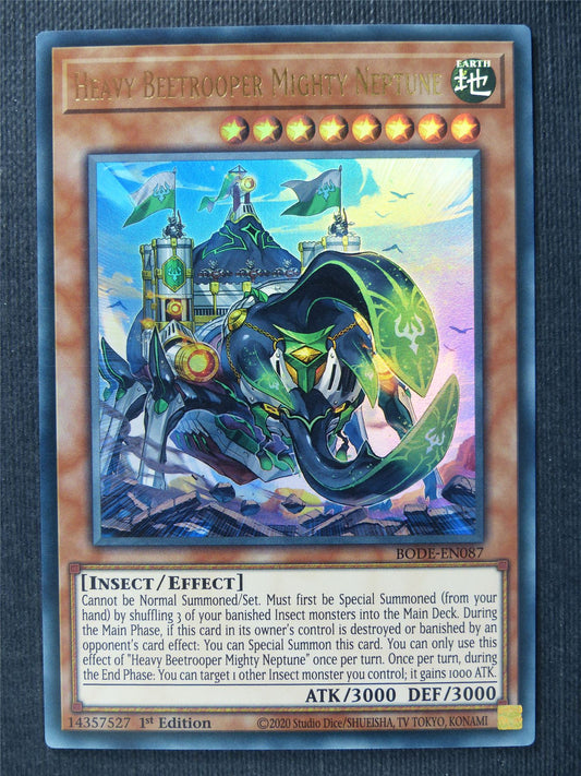 Heavy Beetrooper Mighty Neptune BODE Ultra Rare - 1st ed - Yugioh Cards #1HU