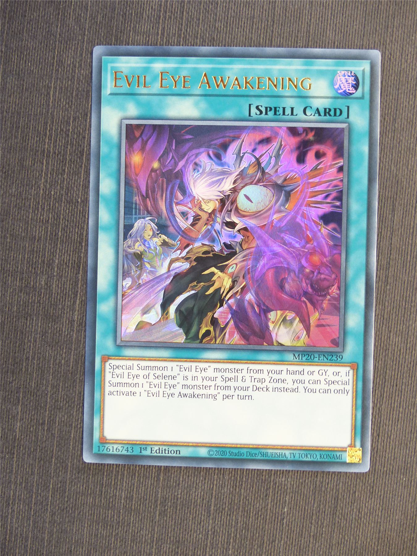 Evil Eye Awakening MP20 Ultra Rare - 1st ed - Yugioh Cards #5JF