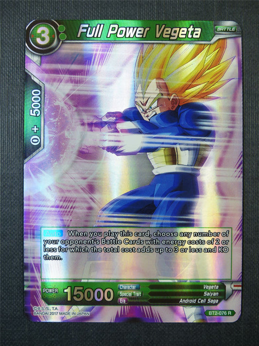 Full Power Vegeta R - Dragon Ball Super Card #A2D