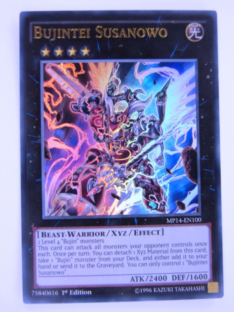 Yugioh Cards: BUJINTEI SUSANOWO MP14 ULTRA RARE # 14I21