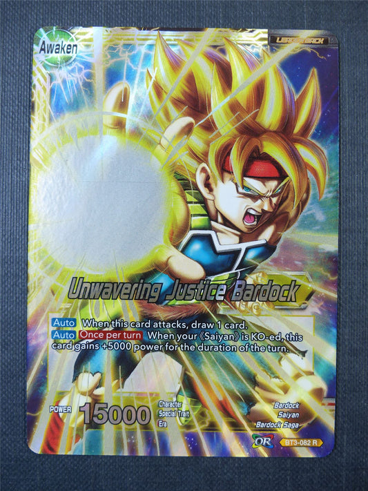 Unwavering Justice Bardock R - Dragon Ball Super Card #A4V