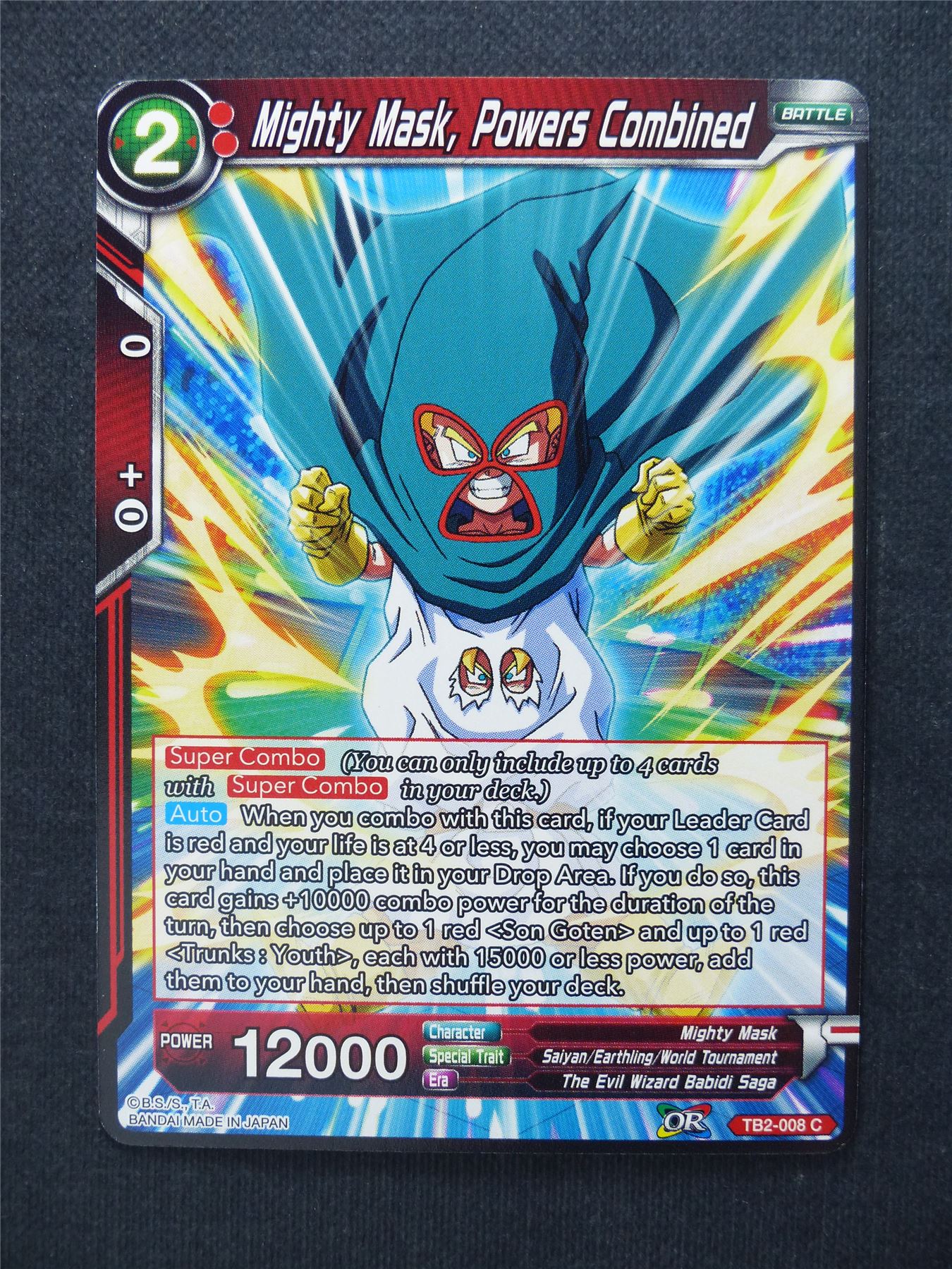 Mighty Mask Powers Combined - Dragon Ball Super Cards #9A