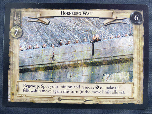 Hornburg Wall 5 U 118 - LotR Cards #2SG