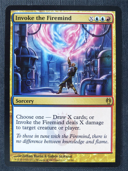 Invoke the Firemind - Mtg Magic Cards #TQ