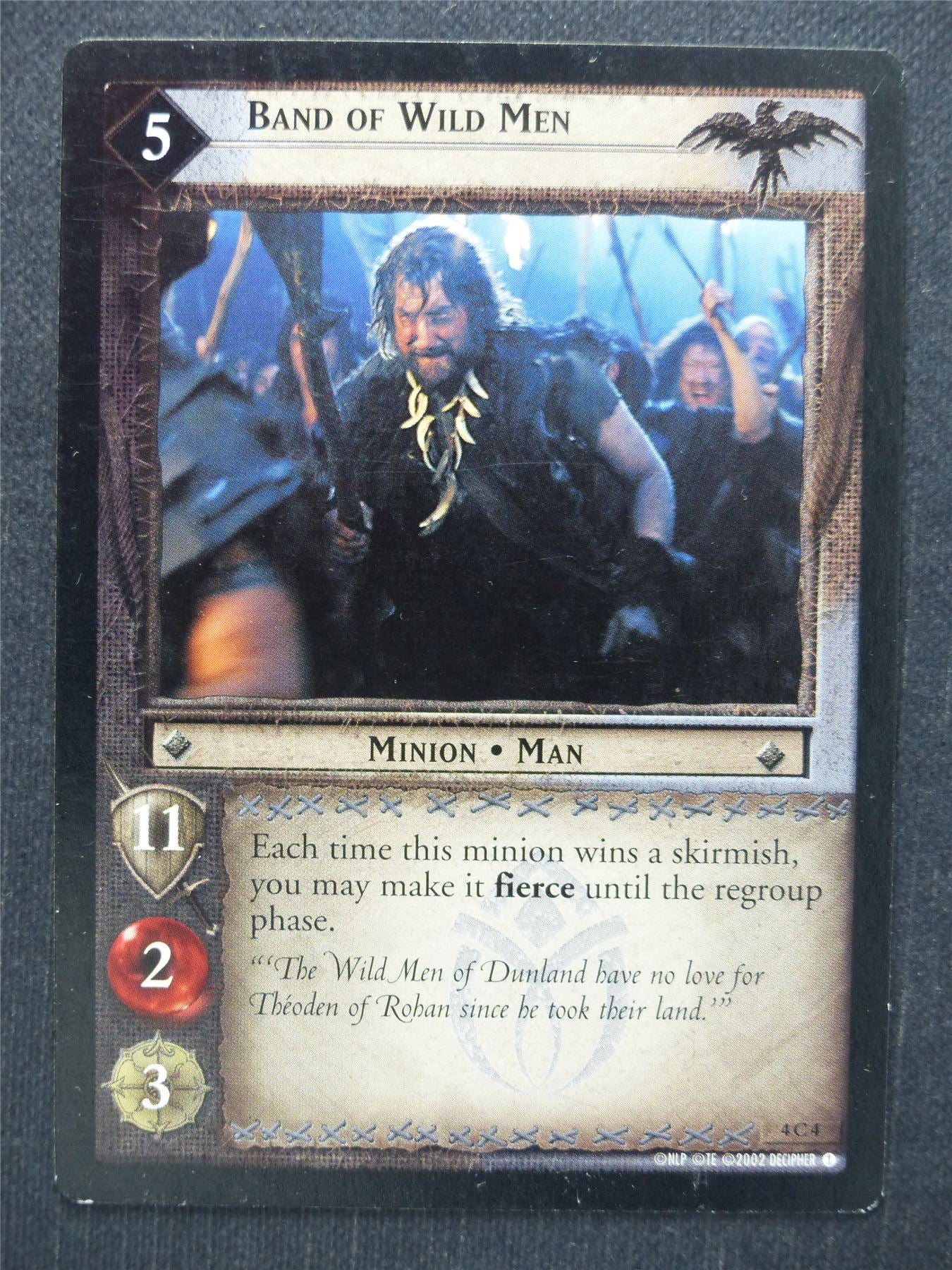 Band of Wild Men 4 C 4 - LotR Cards #Q4