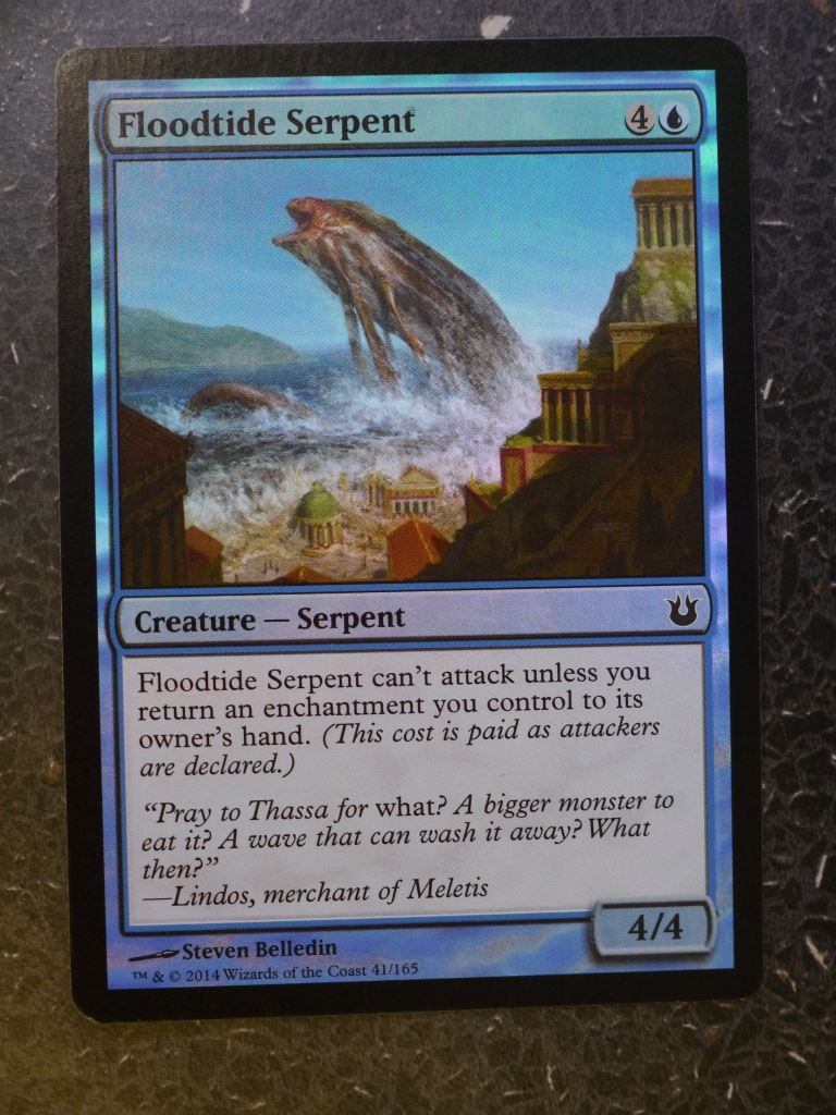 MTG Cards: FLOODTIDE SERPENT FOIL # 5E48