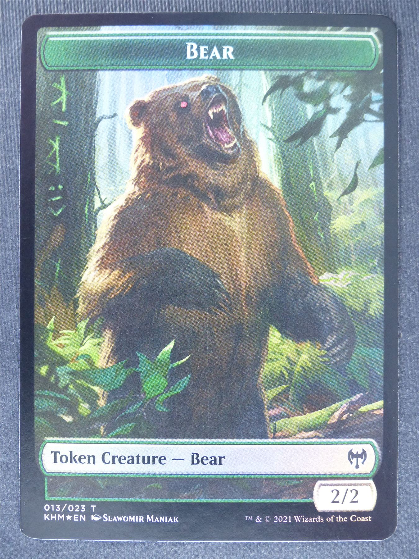 Bear / Treasure Token Foil #BW