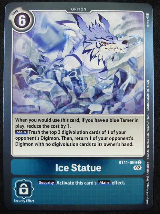 Ice Statue BT11-099 C Foil - Digimon Card #A4