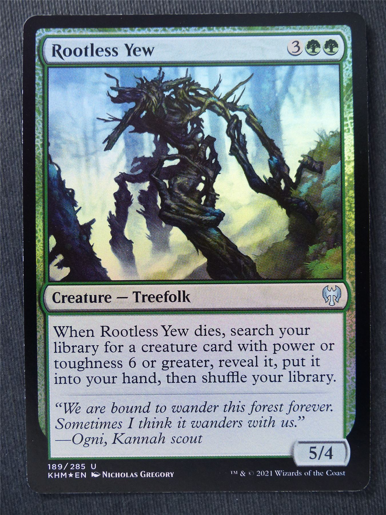 Rootless Yew Foil - Mtg Magic Cards #YR