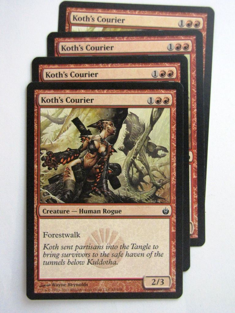 MTG Magic Cards: KOTH'S COURIER x4 # 23D76