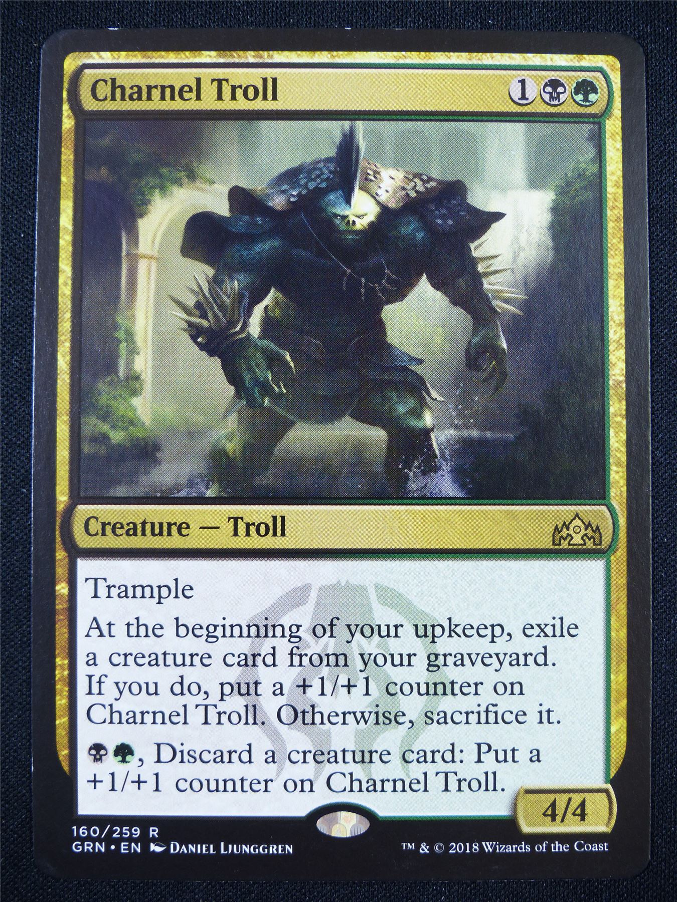 Charnel Troll - Mtg Card #1YP