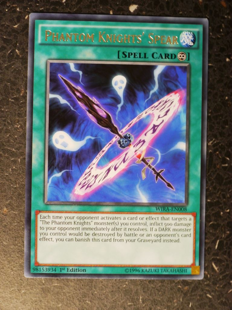 Yugioh Cards: PHANTOM KNIGHTS' SPEAR WIRA RARE # 8H72