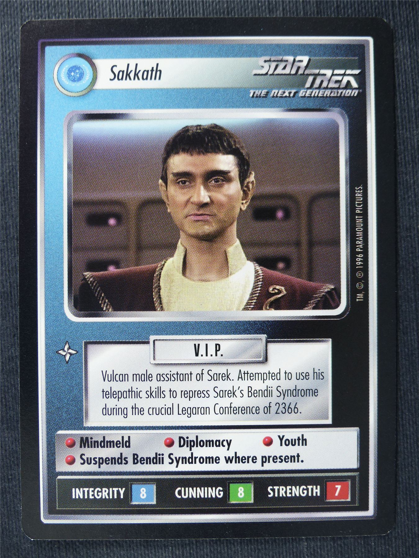 Sakkath - NG - Star Trek Cards #149