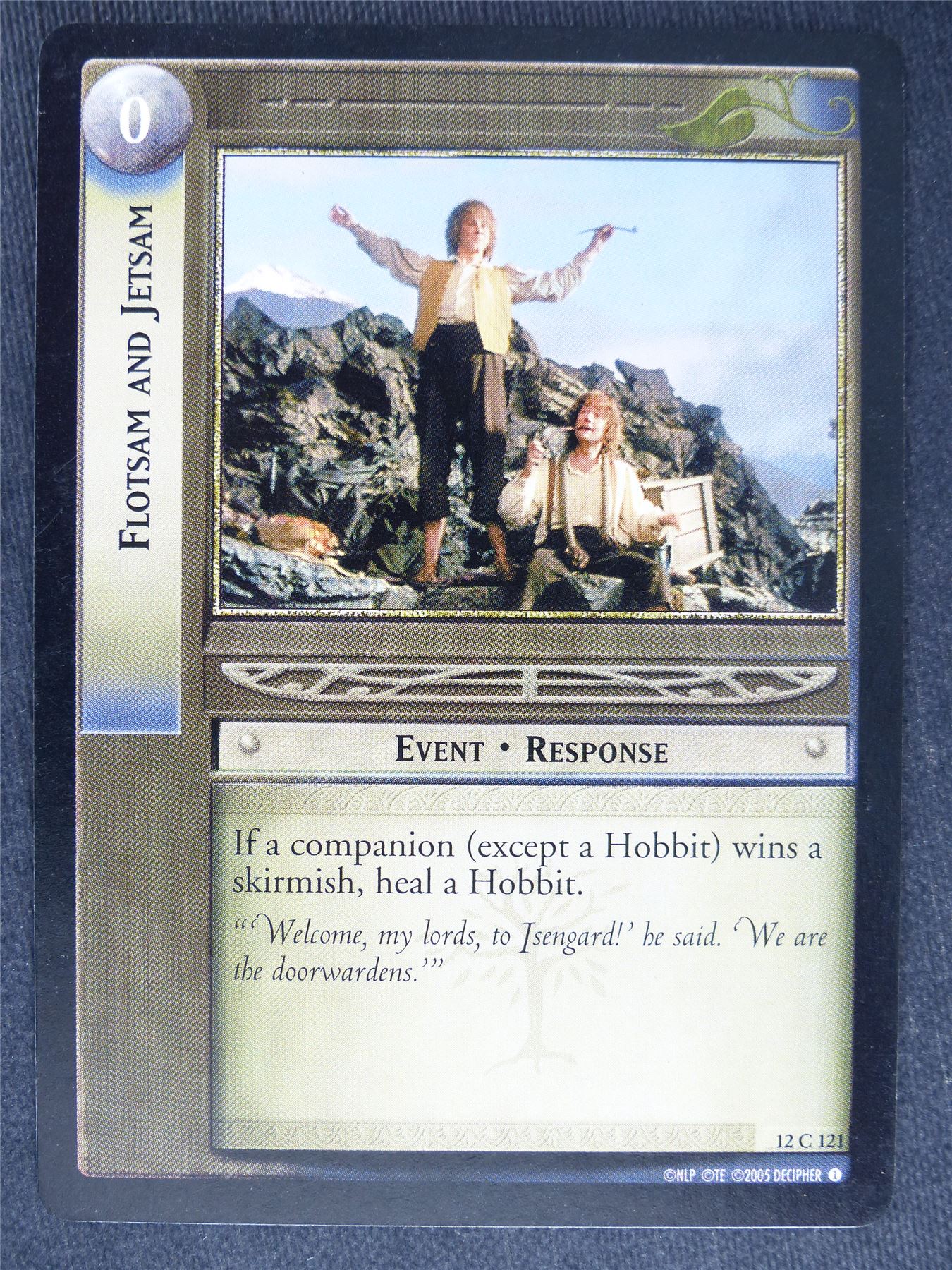 Flotsam and Jetsam 12 C 121 - played - LotR Cards #OO