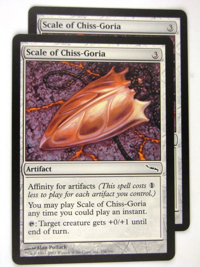 MTG Magic: the Gathering Cards: SCALE OF CHISS-GORIA x2: MRD