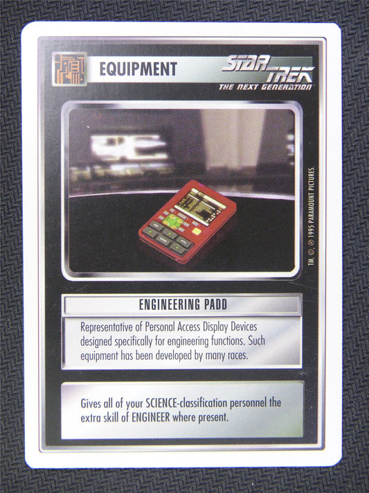 Equipment Engineering Padd - Star Trek Next Gen Card #4R4