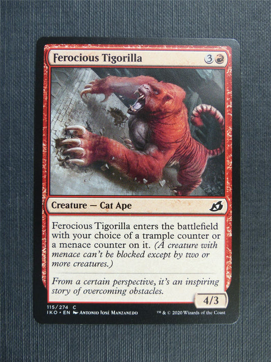 Ferocious Tigorilla - IKO Mtg Card