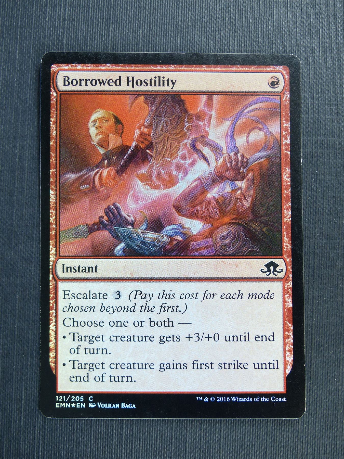 Borrowed Hostility Foil - Mtg Magic Cards #5DX