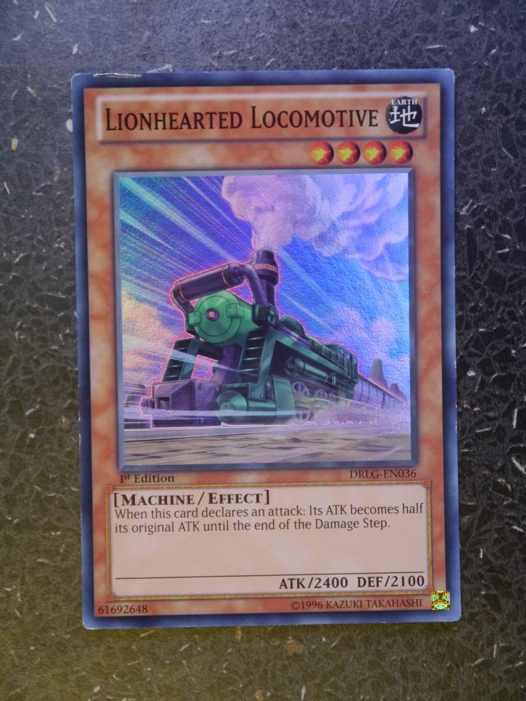 Yugioh Cards:LIONHEARTED LOCOMOTIVE DRLG SUPER RARE # 2H27