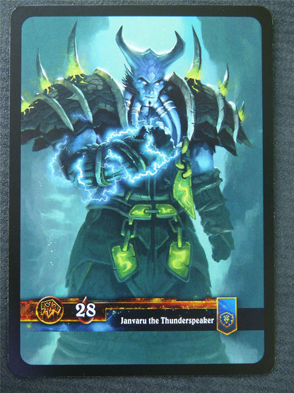 Janvaru The Thunderspeaker - Uncommon - Holo - World Of Warcraft #1LL