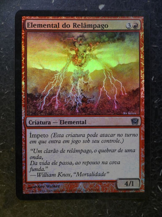 MTG Cards: ELEMENTAL DO RELAMPAGO FOIL # 5D20
