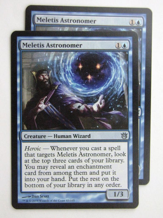 MTG Magic Cards: MELETIS ASTRONOMER x2 Born of the Gods # 24E67