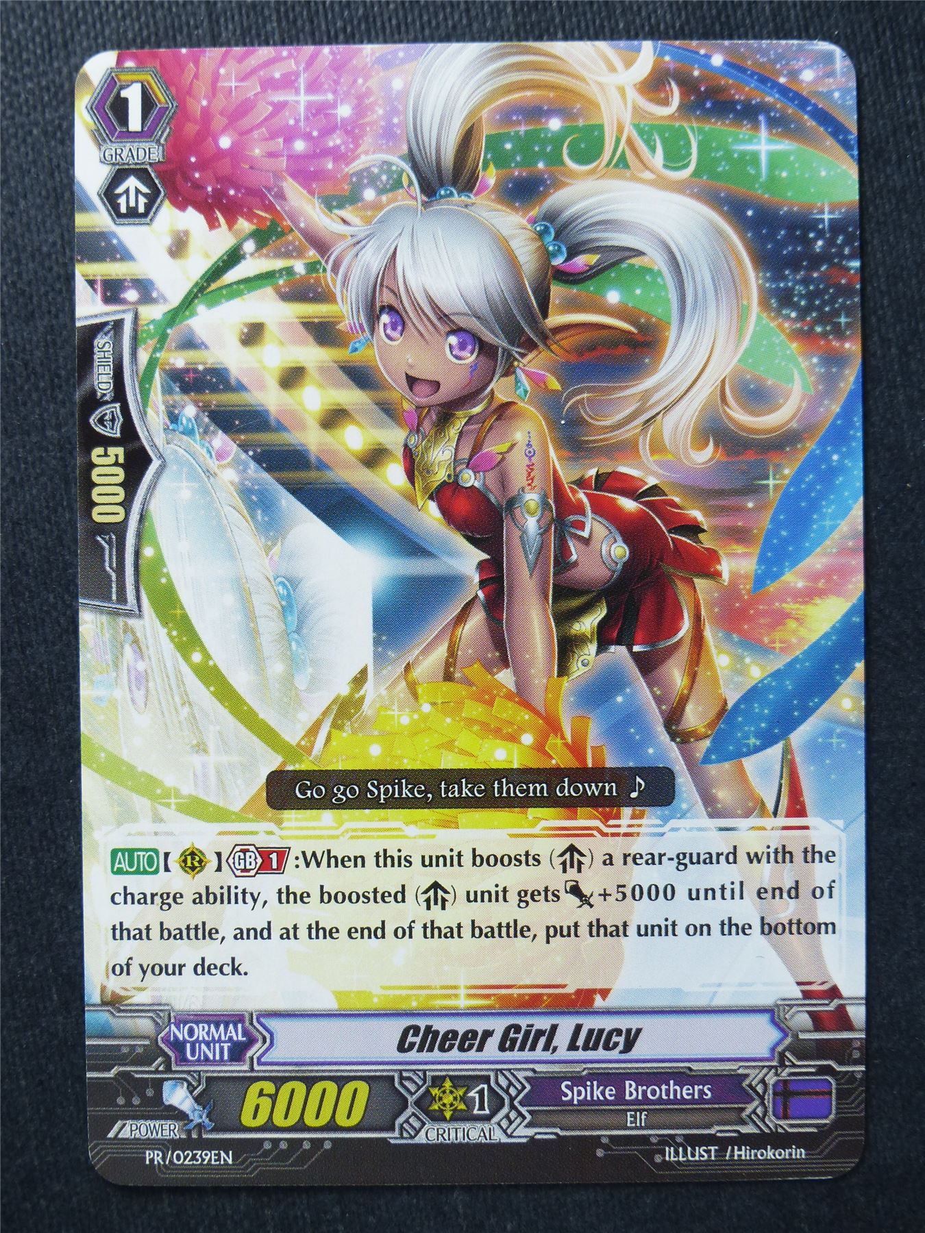 Cheer Girl Lucy Promo - Vanguard Cards #NC