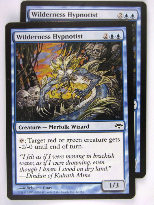 MTG Magic: The Gathering Cards: WILDERNESS HYPNOTIST x2: EVE