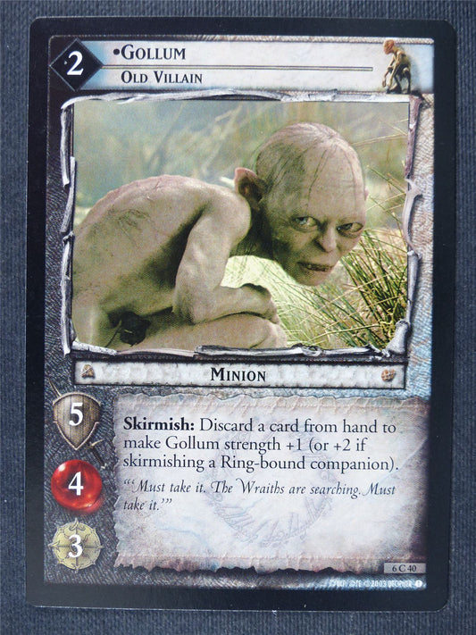 Gollum 6 C 40 - LotR Cards #3JC