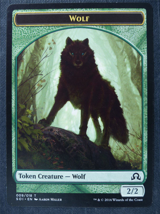 Wolf Token - Mtg Card #3XJ