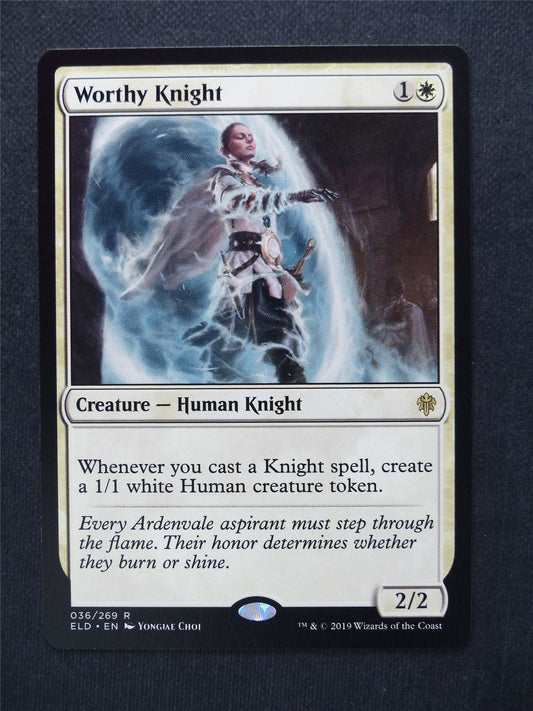 Worthy Knight Promo - Mtg Magic Cards #8D