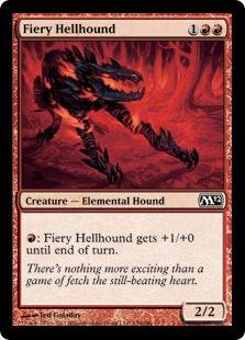 Mtg : 4x M12 Fiery Hellhound