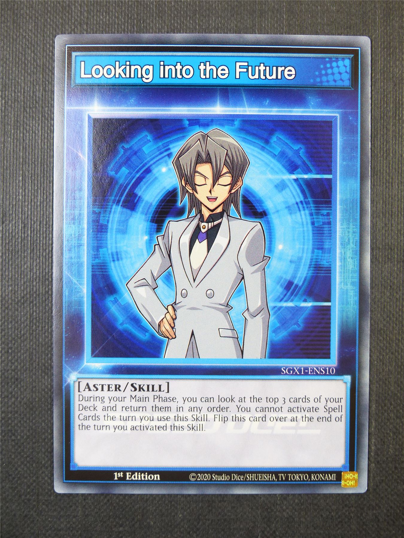 Looking into the Future SGX1 - 1st ed Yugioh Card #9S6