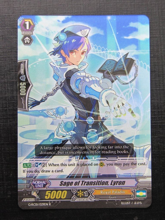 Vanguard Cards: SAGE OF TRANSITION LYRON G-RC01 R # I47