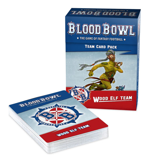 Team Card Pack - Wood Elf Team - Warhammer Blood Bowl #1E8