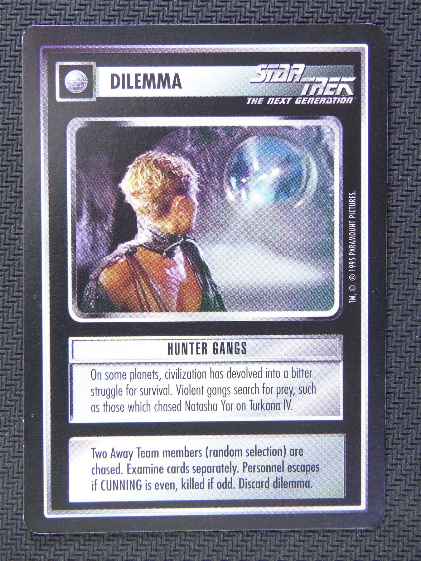 Dilemma Hunter Gangs - Star Trek CCG Next Gen #58Z