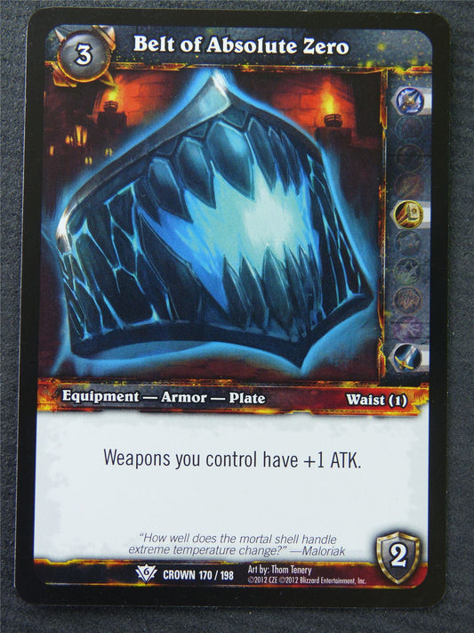 Belt Of Absolute Zero - Common - World Of Warcraft #1K2