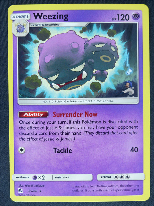 Weezing 29/68 Mint - Pokemon Cards #DE