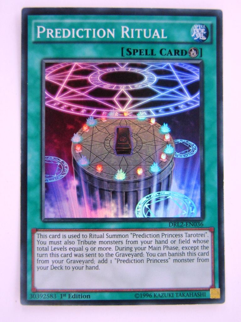 Yugioh Cards: PREDICTION RITUAL DRL2 SUPER RARE # 2I25