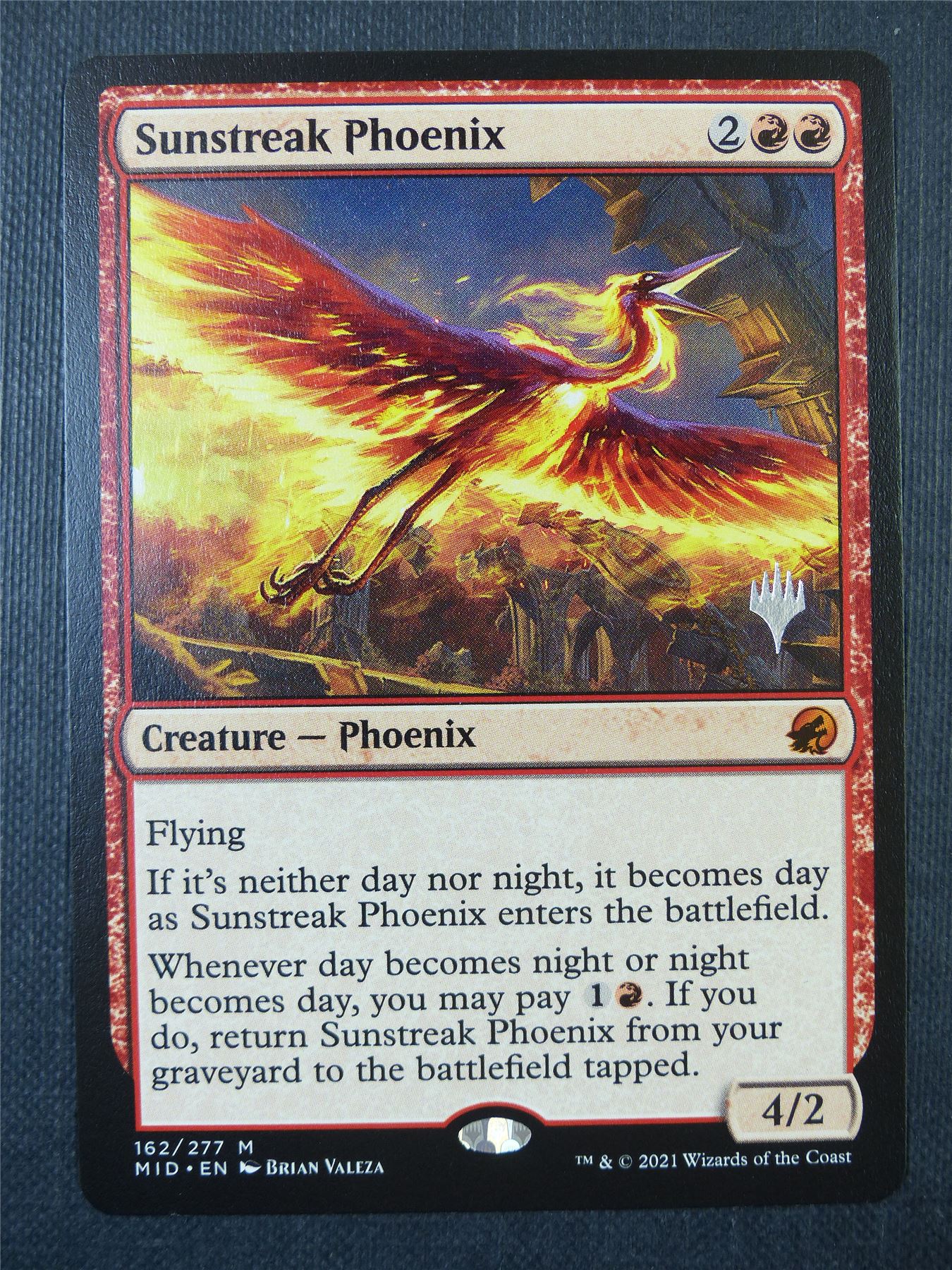 Sunstreak Phoenix promo stamped - Mtg Card #8SI