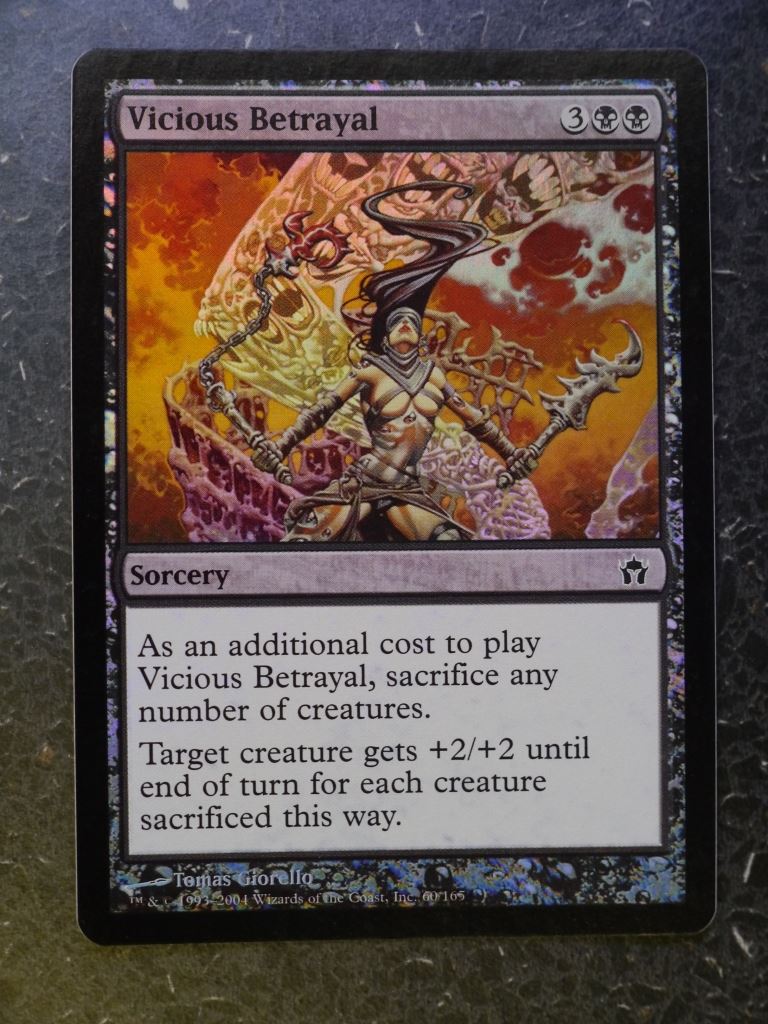 MTG Magic Cards: VICIUS BETRAYAL FOIL # 4J55